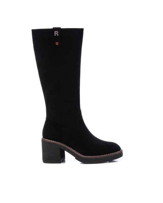 Xti Black Refresh Tall Boots