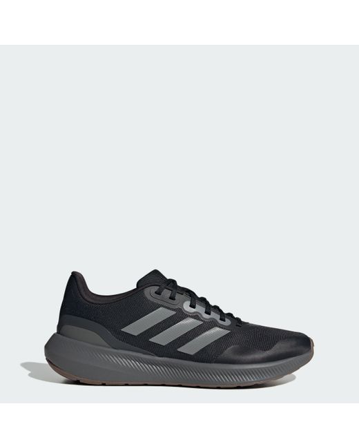 Adidas Black Runfalcon 3 Tr Running Shoes for men