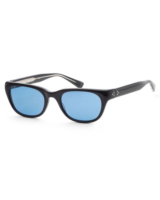 Eyevan 7285 Blue 53 Mm Sunglasses Malecon-sun-e-pbkbl-53