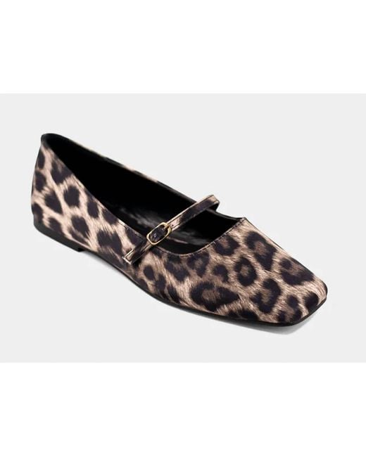 Shu Shop Black Adele Mary Jane Flat Shoes