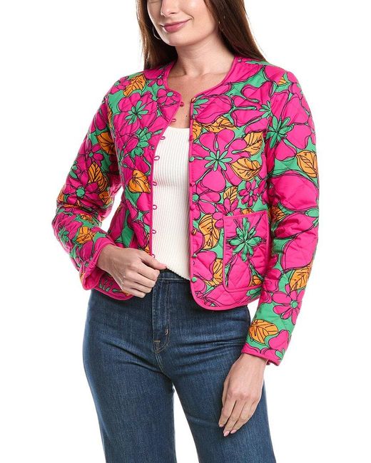 FLORA BEA NYC Pink Terra Jacket