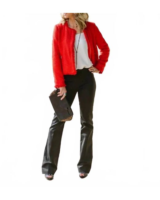 Ecru Red Varick Slim Bootcut Trouser
