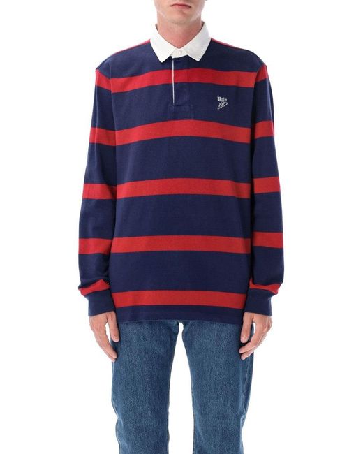 Polo Ralph Lauren Blue Classic Long-Sleeve Rugby Polo for men