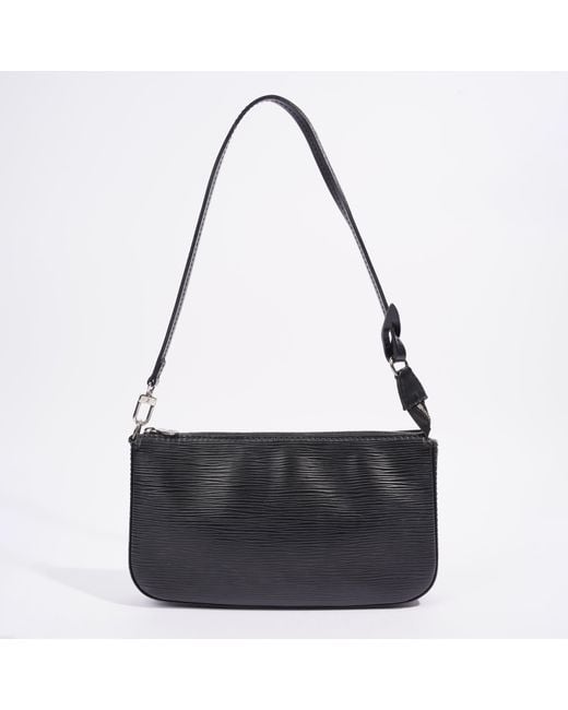 Louis Vuitton Black Pochette Accessoire Epi Leather Shoulder Bag
