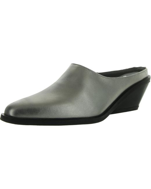 Free People Black Slip On Pointed Toe Mules