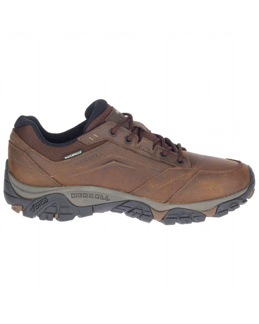 Merrell Brown Moab Adventure Lace Shoes for men