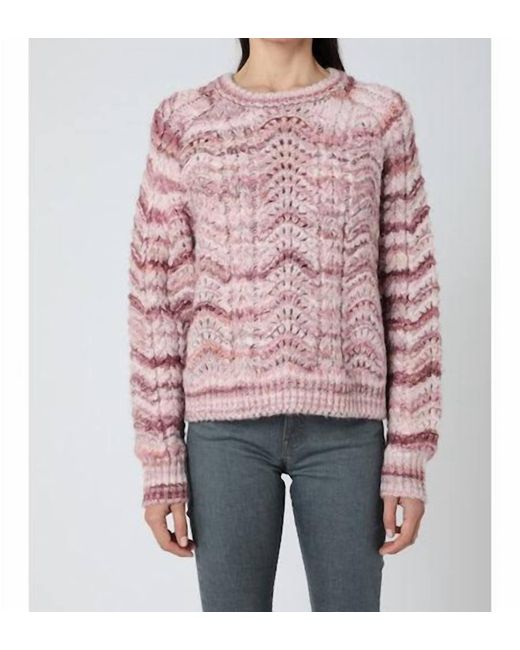 Berenice Pink Maille Sweater