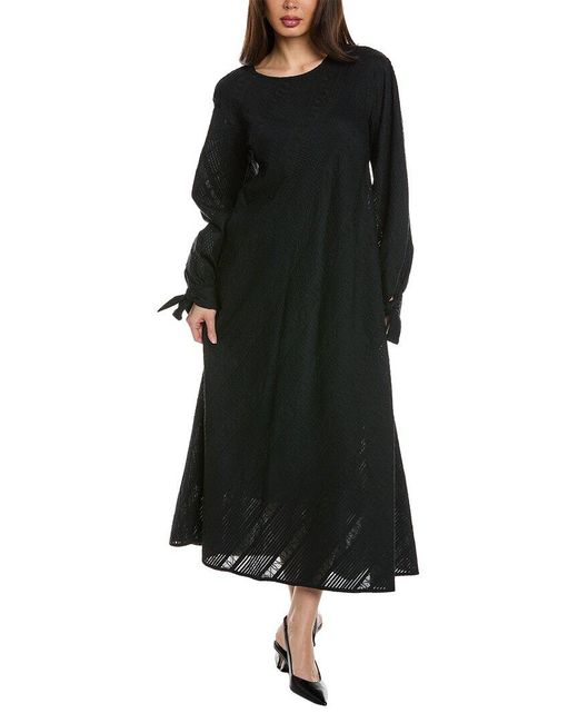 Merlette Black Erte Maxi Dress