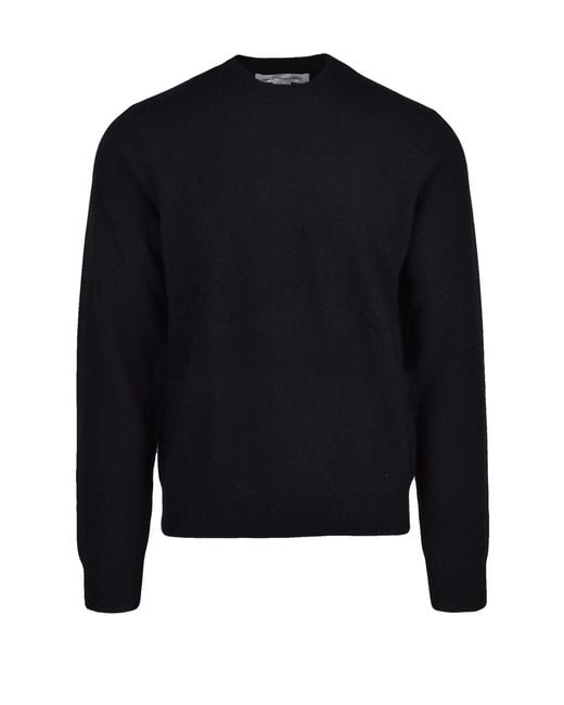 Comme des Garçons Blue Crew Neck Pullover for men