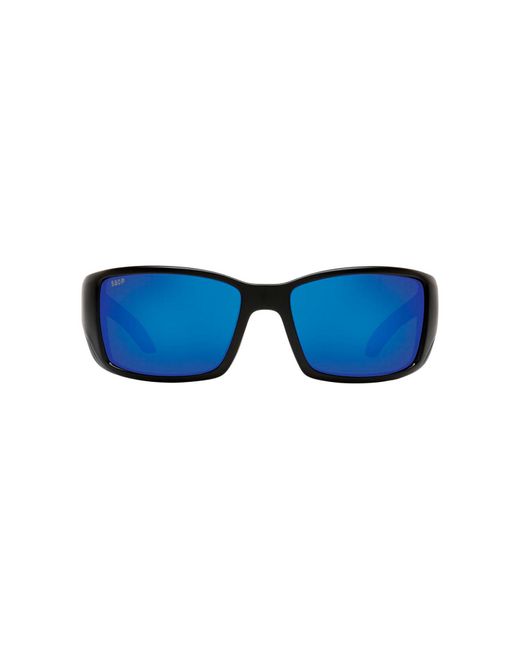 Costa Del Mar Blue Blackfin Bl 11 Obmp Wrap Polarized Sunglasses for men