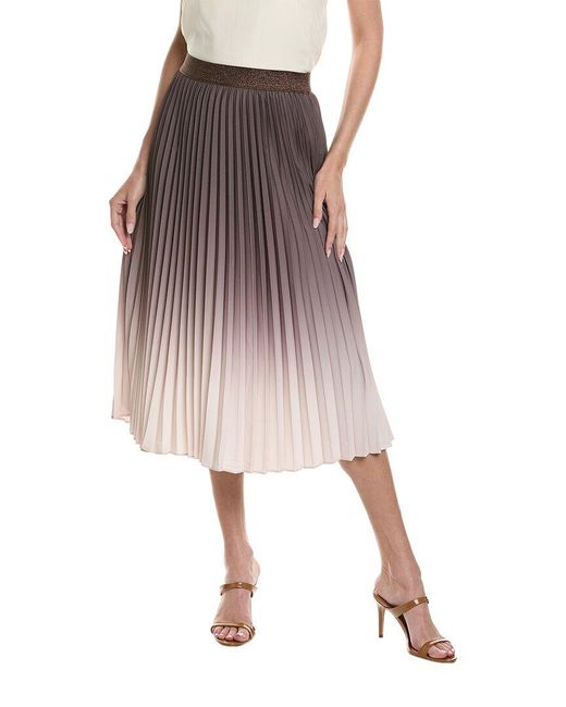 Nanette Lepore Pink Ombre A-line Skirt
