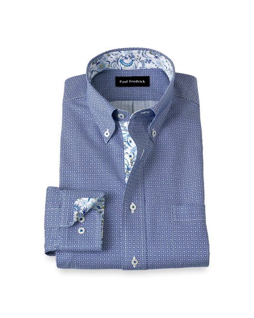 fredrick dress shirts Paul Fredrick, Size 16 - 34 Solid Pink, Button Down, Single Pocket, Mens Dress Shirt