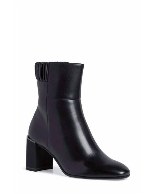 Tamaris Signe Block Heel Boot In Black | Lyst