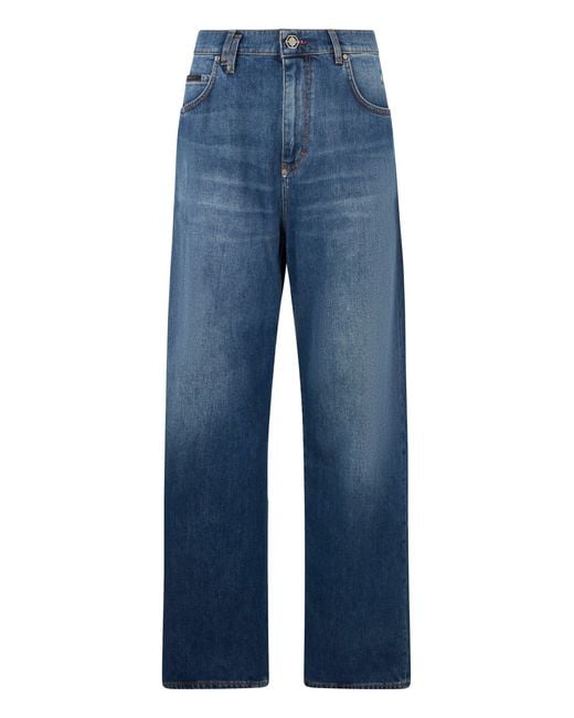 Philipp Plein Blue Beach Boy Fit Jeans Basic for men