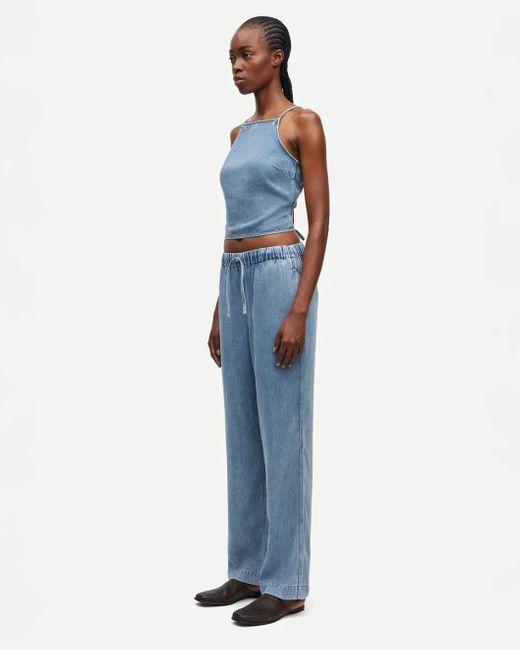 Samsøe & Samsøe Blue Sahoysa Trousers