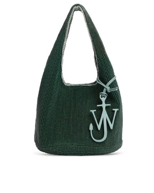 J.W. Anderson Green Mini Beaded Shopper