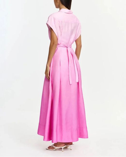 Acler Pink Java Maxi Dress