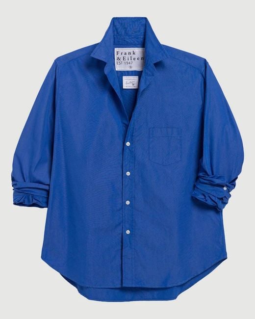 Frank & Eileen Blue Eileen Button Up Royal