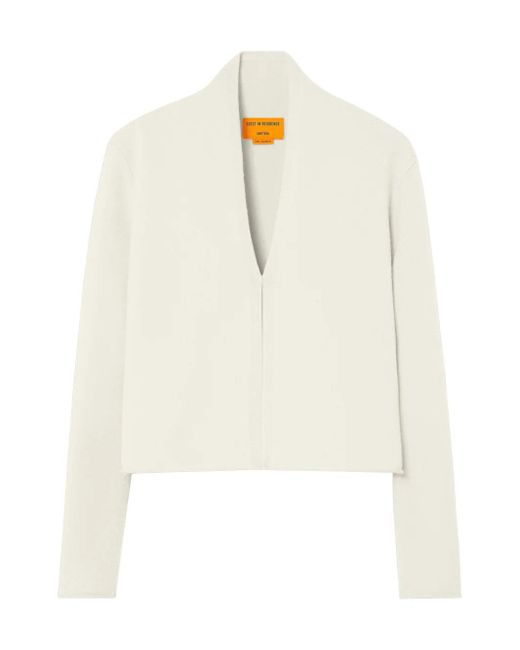 Guest In Residence White Stealth Cardigan