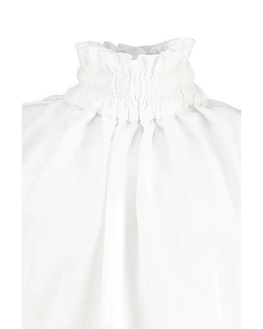 Edeline Lee White Circe Blouse