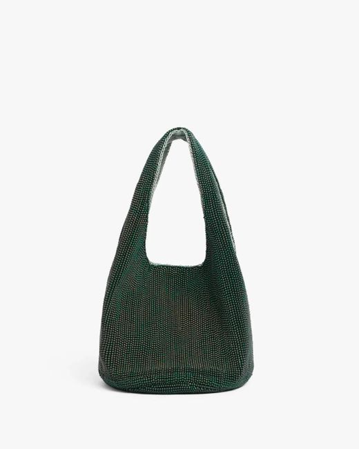 J.W. Anderson Green Mini Beaded Shopper
