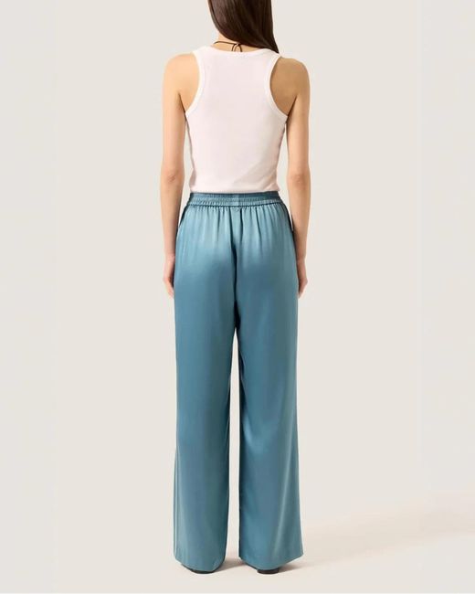 Argent Blue Pull-Up Pant