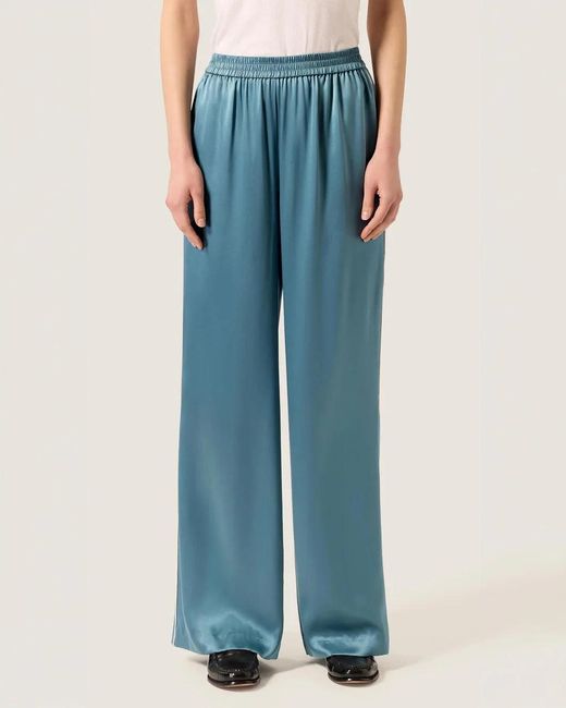 Argent Blue Pull-Up Pant