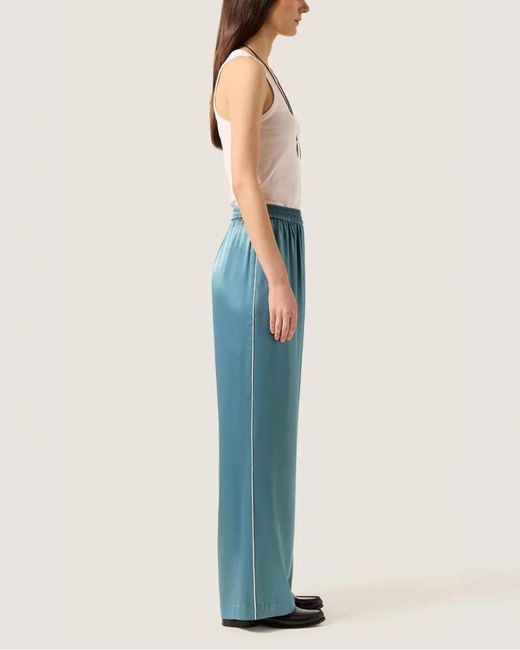 Argent Blue Pull-Up Pant