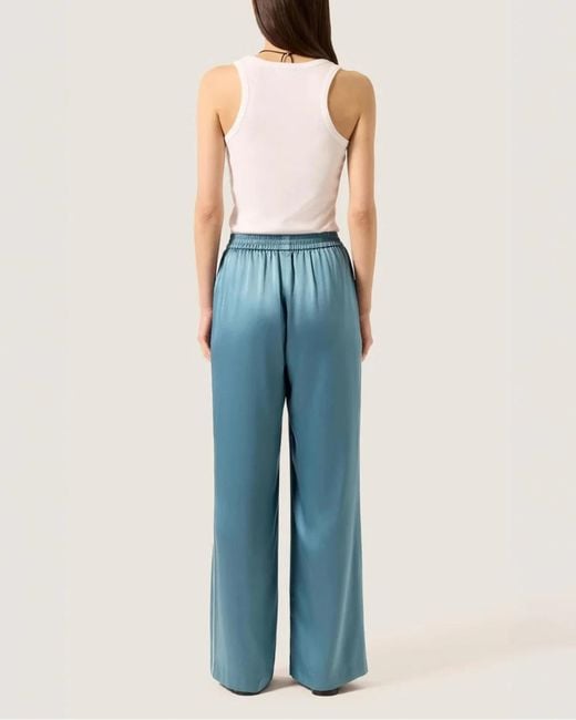 Argent Blue Pull-Up Pant
