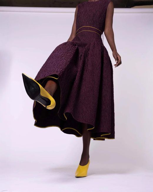 Roksanda Purple Aya Dress