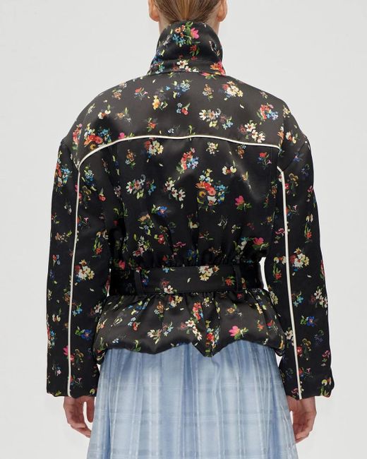 Stine Goya Black Cinched Aviator Bomber Jacket