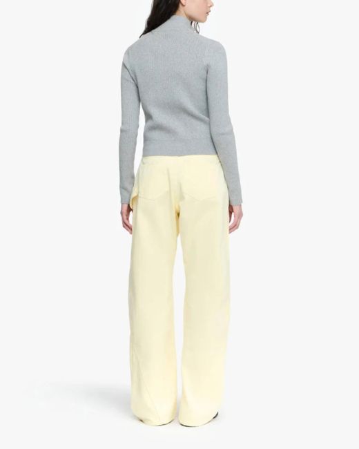 J.W. Anderson Yellow Twisted Workwear Trousers