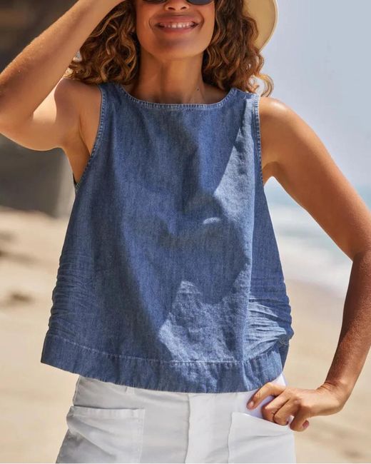 Frank & Eileen Blue Shelley Shell Tank