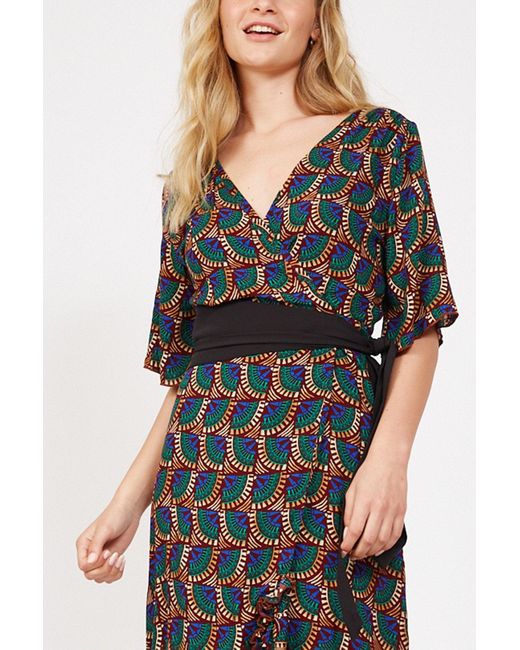 Silk \u0026 Salt Boho Black Tie Belt | Lyst