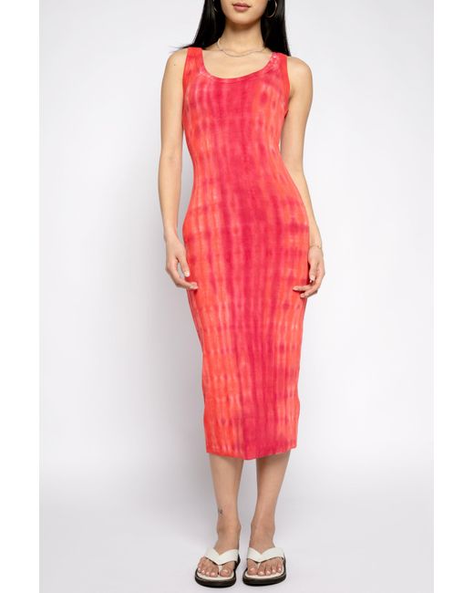 Cotton Citizen Verona Midi Dress in Red Lyst
