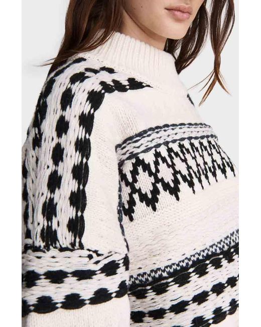 Rag u0026 Bone Willow All Over Fairisle Sweater | Lyst