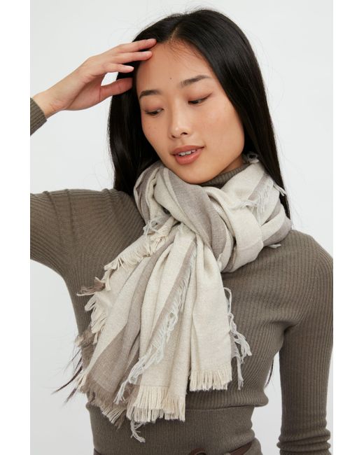 Fabiana Filippi Lurex Stripe Scarf | Lyst