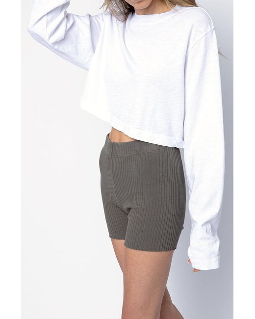 Cotton Citizen Tokyo Long Sleeve Crop 