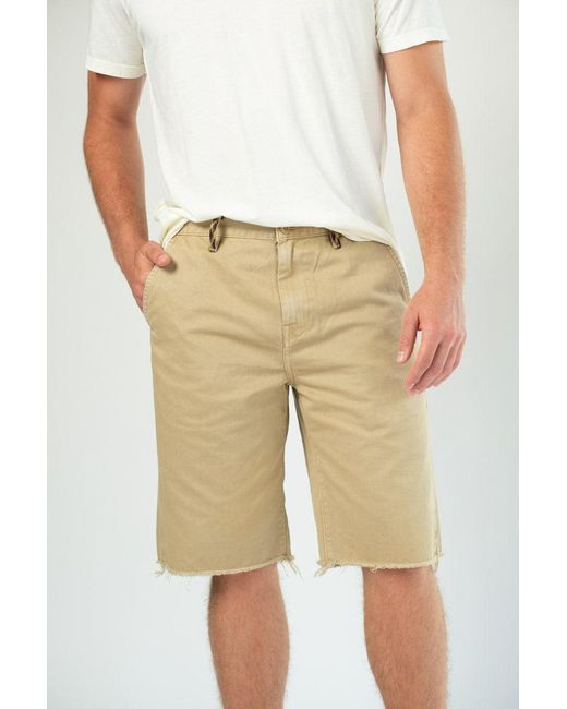 FRAME Cotton En's Raw Hem Short in 