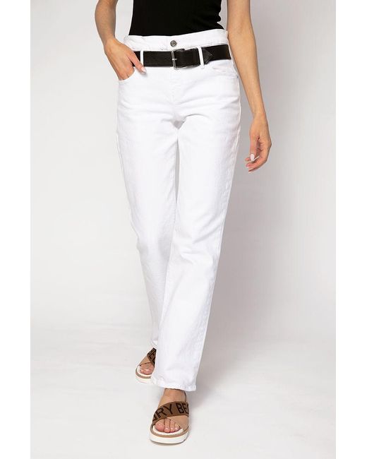 RTA Denim Dexter Jeans in White | Lyst