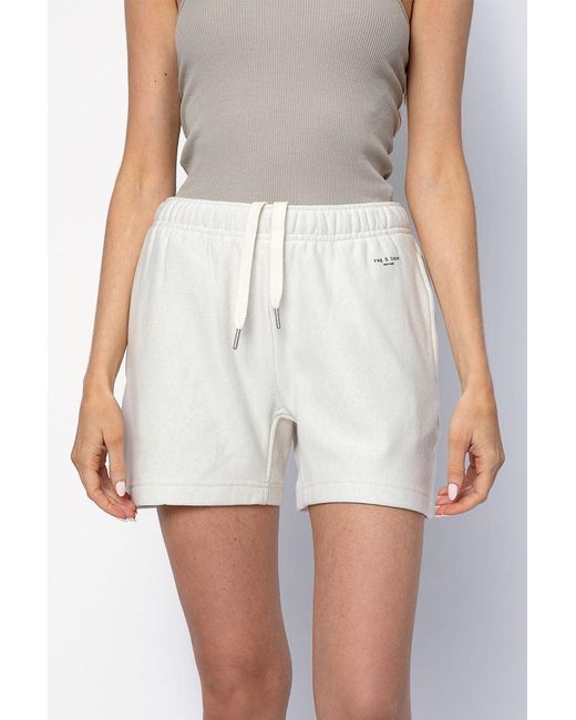 Rag \u0026 Bone City Sweat Short in White | Lyst