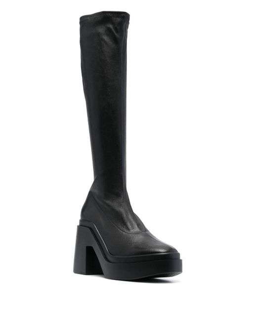 Robert Clergerie Leather Nelly Boots in Black | Lyst