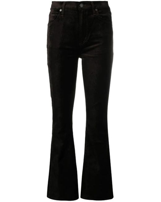 Citizens of Humanity Lilah High Rise Bootcut Velvet Pant in Blue | Lyst