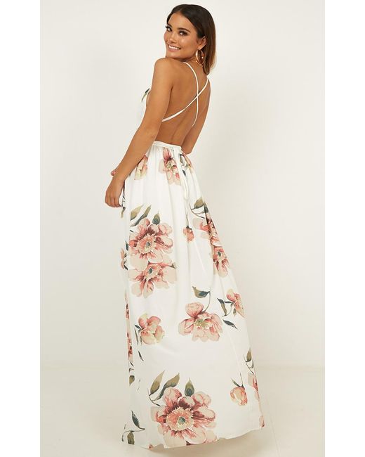 showpo white maxi dress