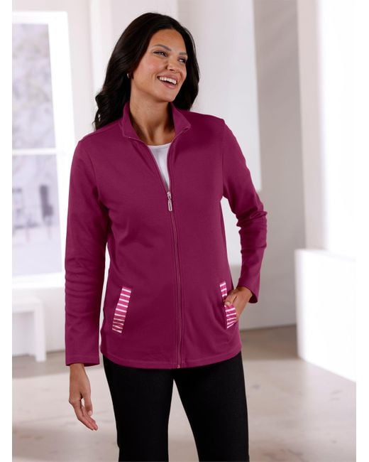 Sieh an! Purple Sweatjacke
