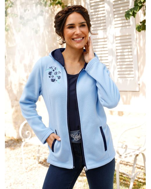 Sieh an! Blue Fleecejacke
