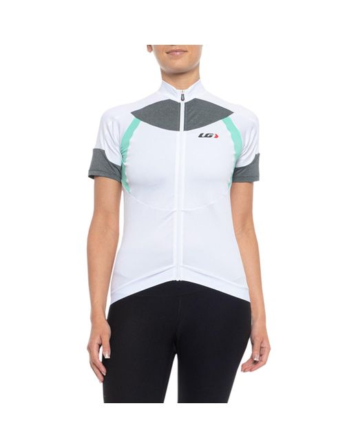 Louis Garneau Icefit Cycling Jersey in White/Green (White) - Lyst