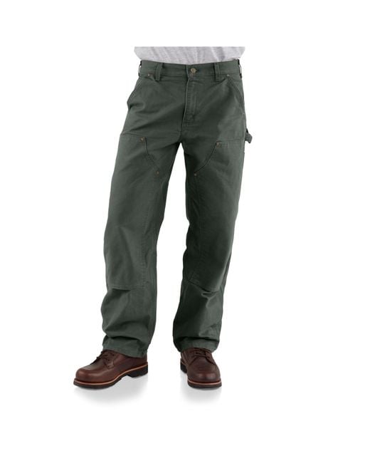 Double Front Work Dungaree Washed Duck 