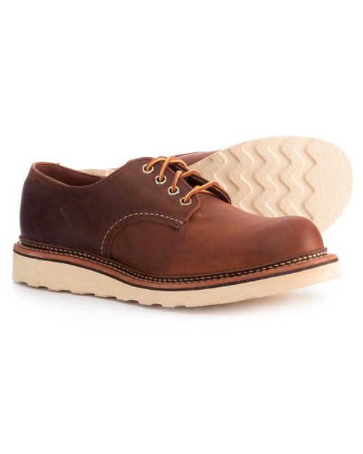 Red Wing Round-toe Oxford Shoes in 