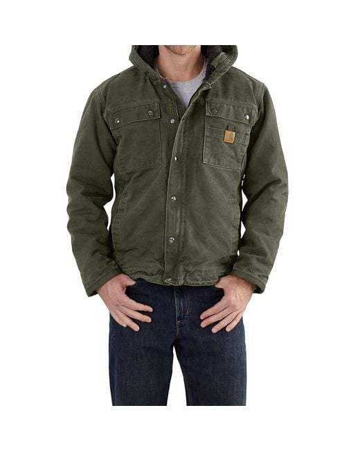 moss green carhartt jacket